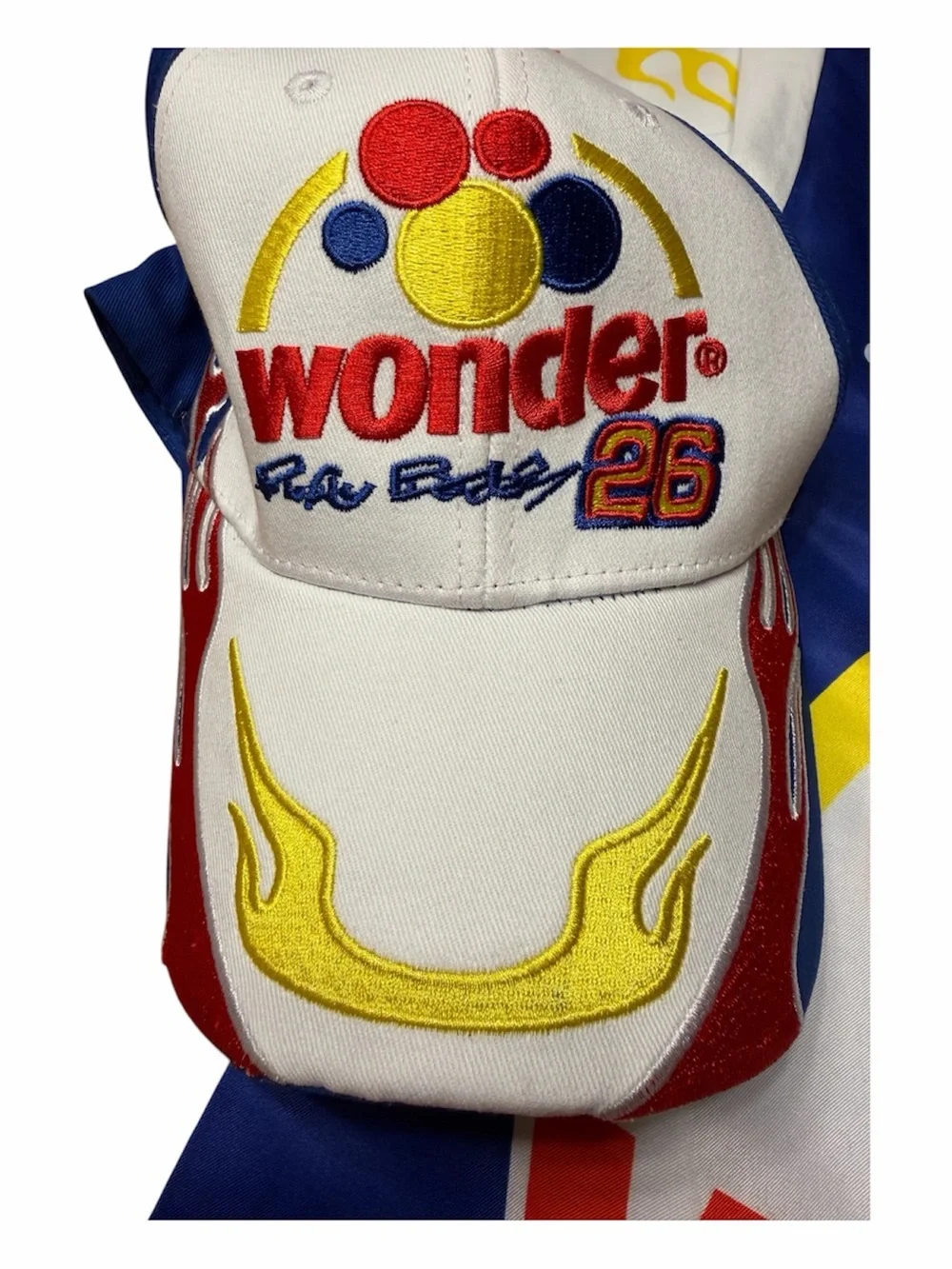 Racing Shirt & Cap Set Ricky Bobby, Talladega Nights costume Mens S/ kids L